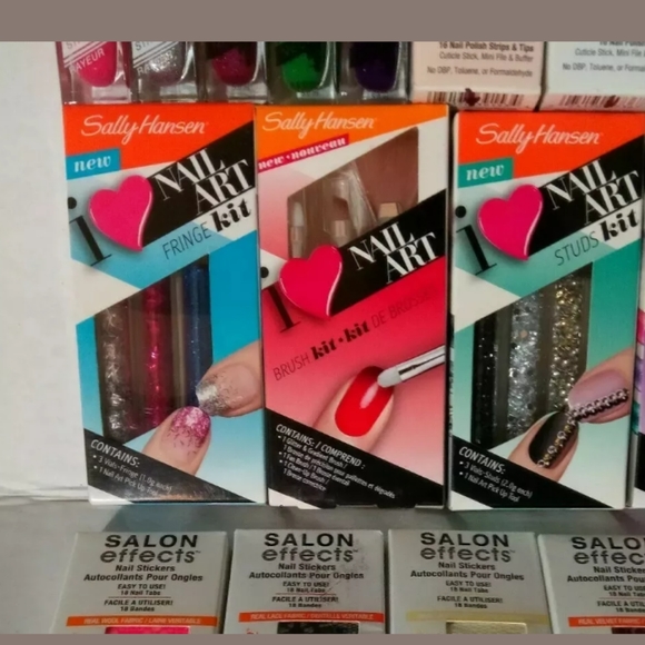 SOLD Sally Hansen Nail LOT Art Kit Strips Pen MORE - Picture 4 of 8